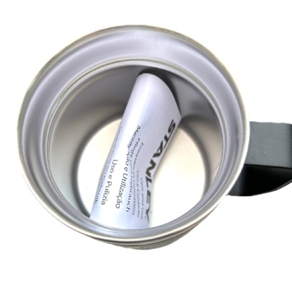 Stanley stainless steel coffee/tea cup/mug black 12oz Vacuum sealed - Picture 4 of 5